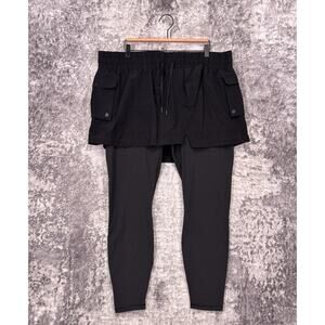 Popflex Hiking Sklegging 1X Womens Black Plus Size